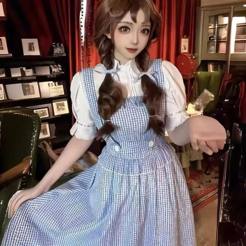 第五人格cos服 小女孩桃乐丝同款儿童学生cosplay连衣裙女全套装图片