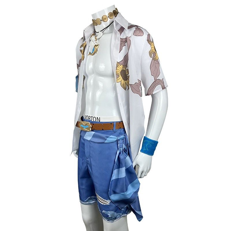 第五人格cos勘探员夏日金cos服稀世时装游戏cosplay短袖衬衫印花