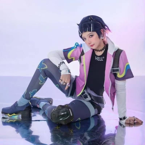 万圣节无畏契约Valorant cos服暮蝶永生者cosplay二次元游戏女同