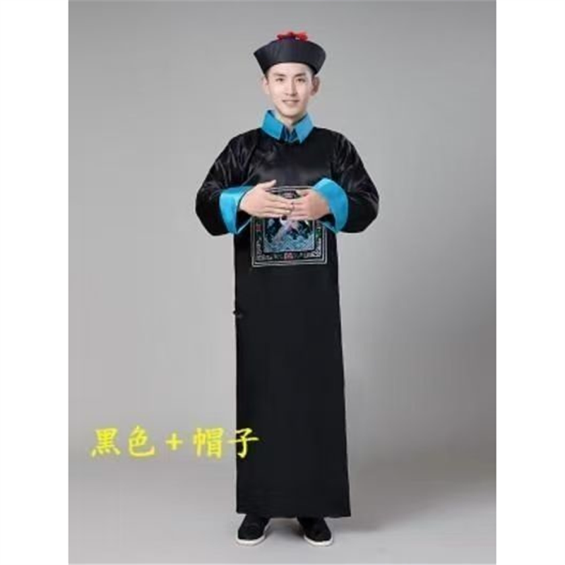 清朝古装官服太监服装男士侍卫总管公公小品COS僵尸表演万圣节