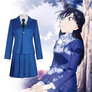 名侦探柯南cos毛利兰 工藤新一cosplay校园校服男女学院全套服装
