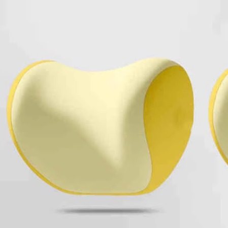 新款汽车用品头枕腰靠套装女生彩色腰部靠垫靠背车载配件腰托 托