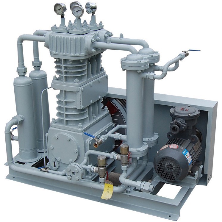 滁州小型氮气压缩机无油润滑变频直联式风冷型增压机厂家回收