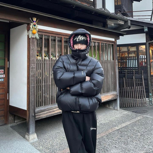 EGM自主 ST 23FW 90白鸭绒400克起超蓬松连帽面包羽绒服男女宽松