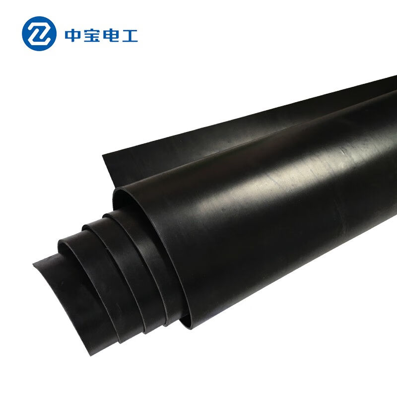 中宝电工15KV6mm厚10米/卷绝缘橡胶垫绝缘地毯配电房配电室用绝缘
