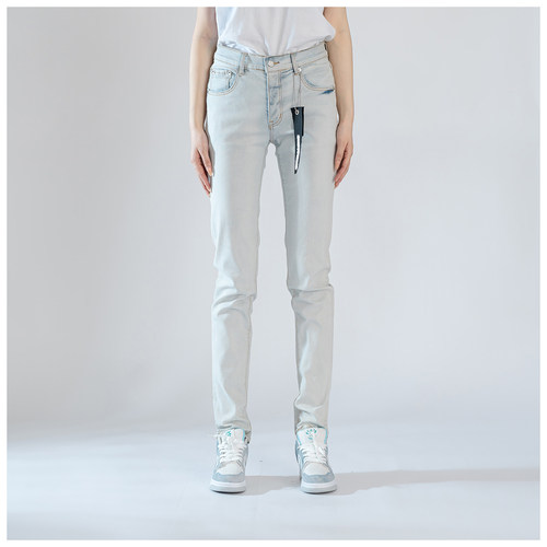 PUR jeans牛仔裤男修身显瘦欧美式高街复古基础款潮牌修身小脚裤