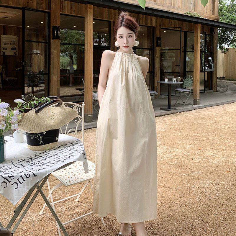 茶歇法式炸街连衣裙夏高