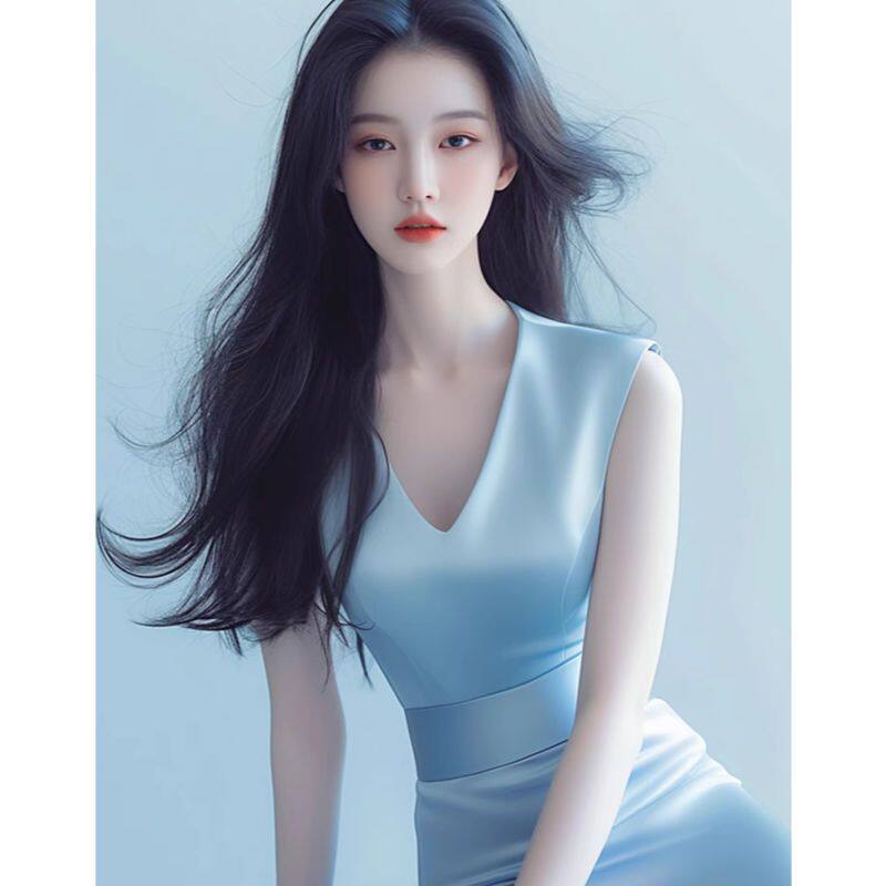 夏季法式高端精致气质女