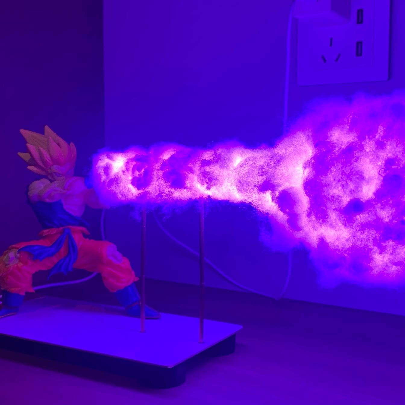 龟派气功小夜灯卡卡罗特氛围感夜灯孙悟空模型摆件七龙珠冲击波灯