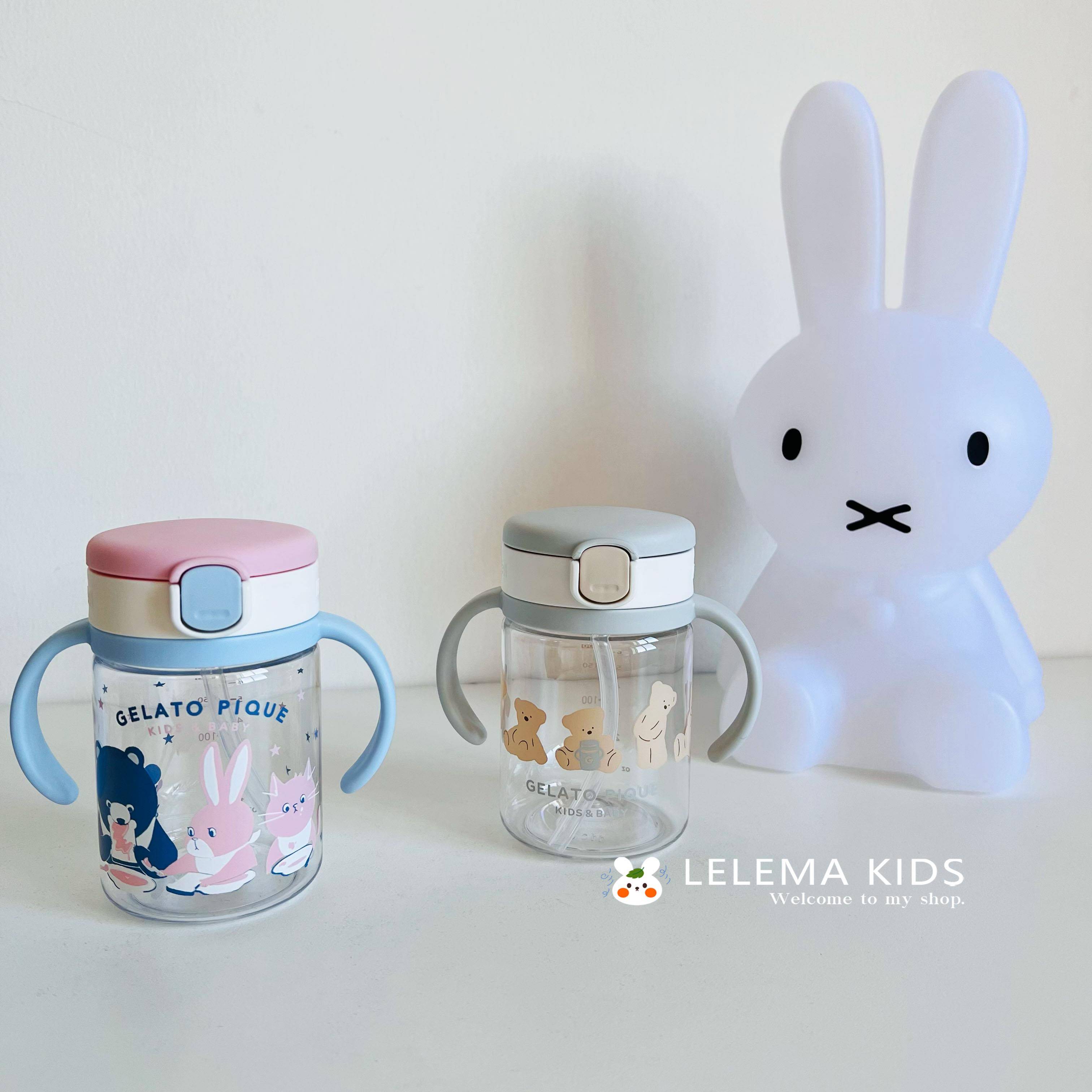 LLM 日本代Richell利其尔儿童吸管杯联名gelato pique宝宝学饮杯