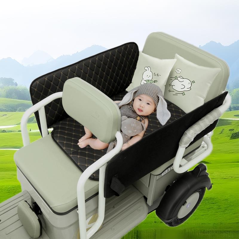 电动三轮车四轮后座睡觉神器后排睡垫填平床垫折叠床儿童座椅改床