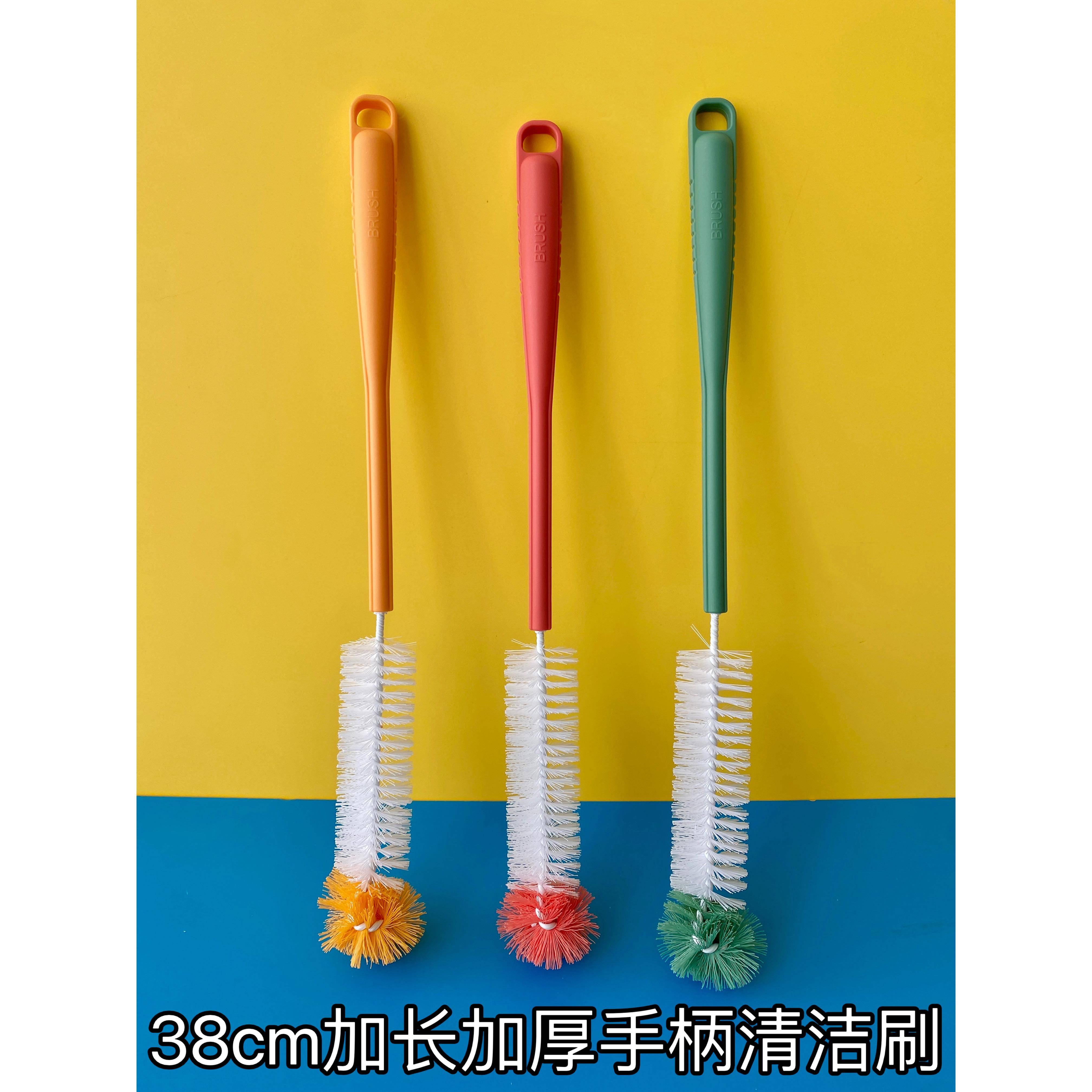顺美加长加厚柄暖壶刷茶水杯清洁刷子海绵热水瓶缝隙刷奶瓶水瓶刷