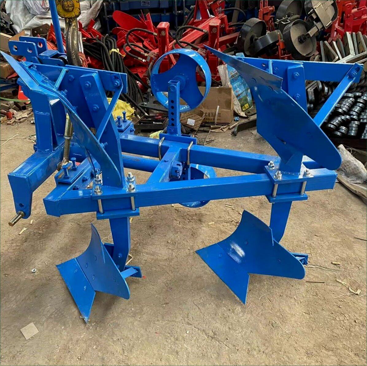 小四轮配套220/320型手动双铧翻转犁钢板犁65锰钢犁面