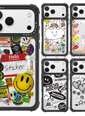 韩国molancano苹果磁吸防摔手机壳创意笑脸可爱小熊小狗适用iphone17promax透明16pro保护套15卡通14/13外壳