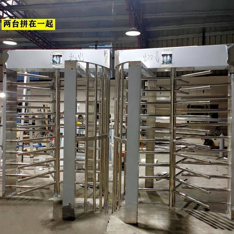 全高车站铁路单向出口门景区单向旋转闸手动不锈钢转闸门只进不出