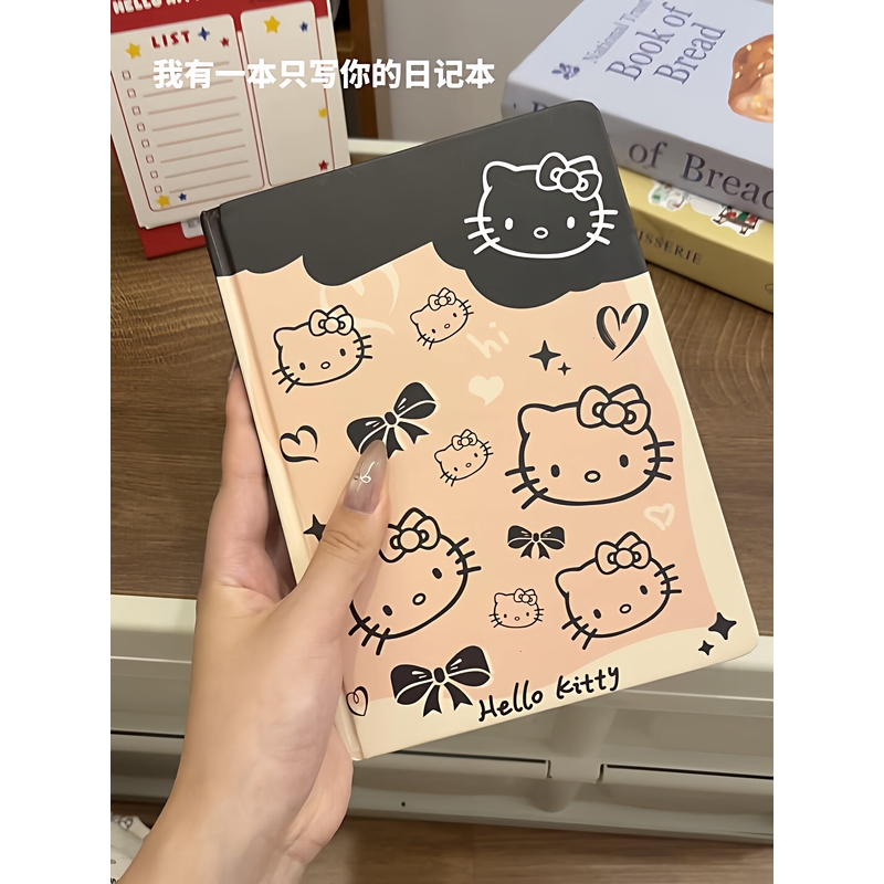 kitty手账本笔记本子日记本清单记录本记事本日程本计画本A5硬壳