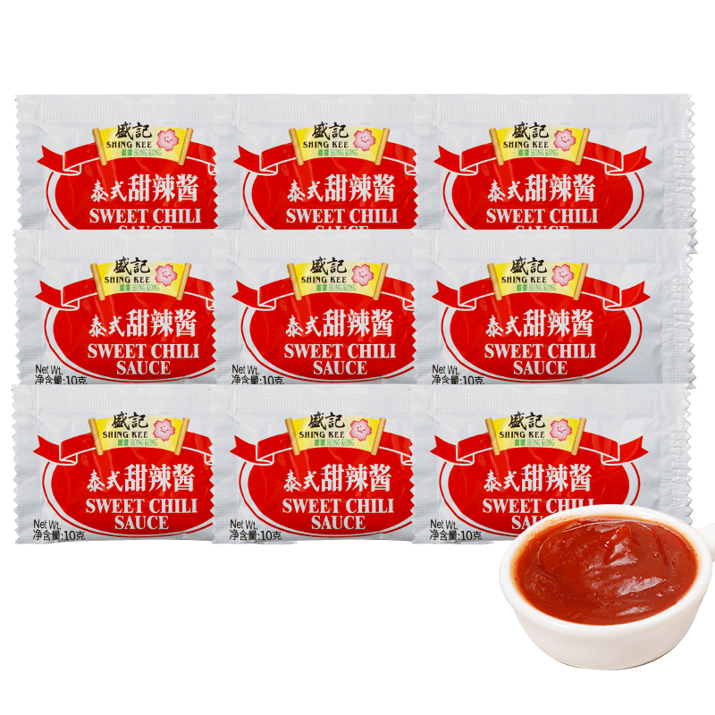 盛记泰式甜辣酱10g*40包散装小包装家用番茄酱商用辣椒酱专用酱料