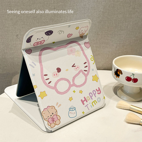 折叠小镜子学生宿舍专用梳妆镜