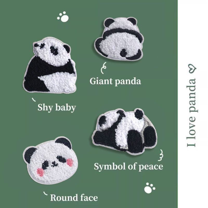 可爱自粘免缝无痕羽绒服刺绣补丁贴衣服裤子包包修补贴图案布贴