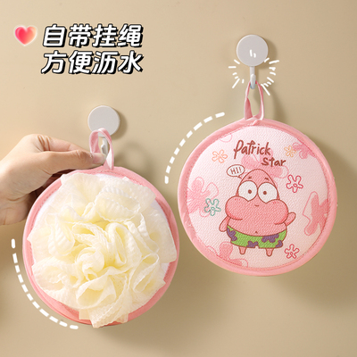 儿童专用搓澡巾浴花二合一家用洗澡神器无痛强力搓泥东北擦背澡巾