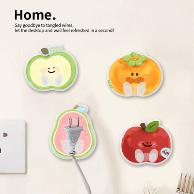 创意卡通插头挂钩免打孔厨房电源