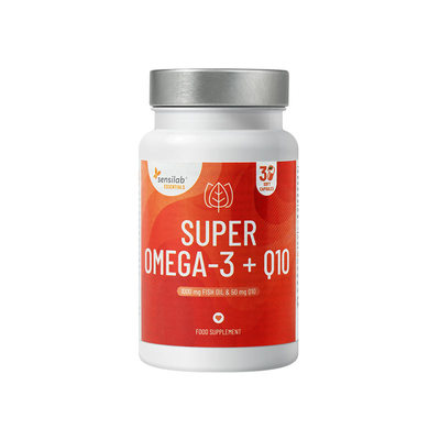 Sensilab欧洲进口1000mg深海鱼油omega3辅酶q10软胶囊