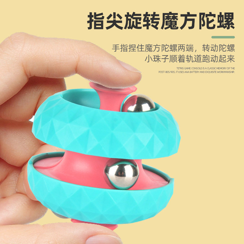 亚马逊旋转轨道滚珠掌上魔方