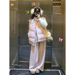 羊羔毛双面穿棉服马甲外套女冬季 棉袄百搭保暖超好看棉衣 2025新款