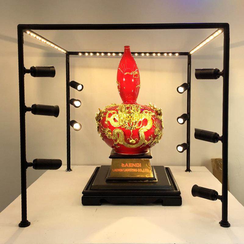 博物馆轨道小射灯文物展示方形展柜灯珠宝橱柜龙门灯高显色展柜灯