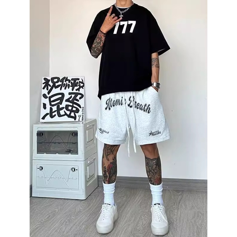 特大码300斤重磅纯棉篮球短裤男