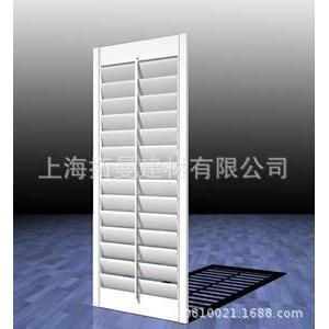 法式 家用衣帽间用隔断百叶门木质百叶窗手动气窗推拉悬挂式 透气窗