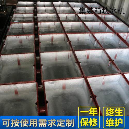制应BMSB50集装箱式盐式冰机条冰机水供工厂降温蔬菜保鲜