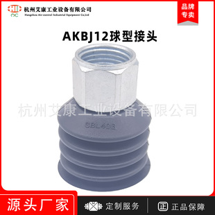 AKBJ12球型万向可调接头1 2不锈钢内外牙旋转接头155喷嘴角度