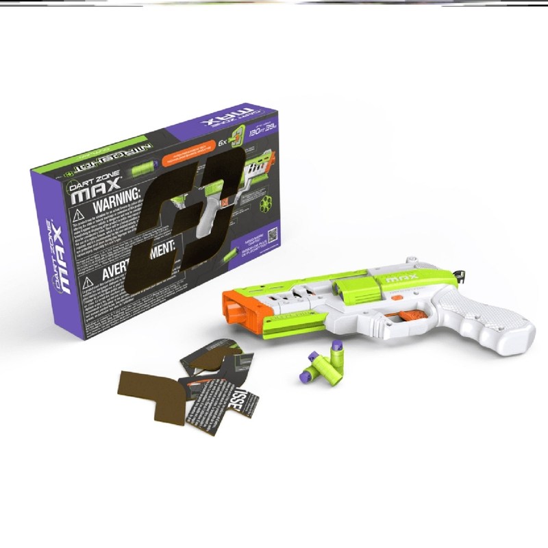 Dart Zone Max Outlaw 高性能左轮软弹发射器