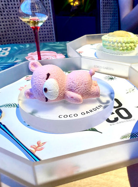 亚克力甜品碟创意新中式茶点盘 Tea stone 下午茶具 定制