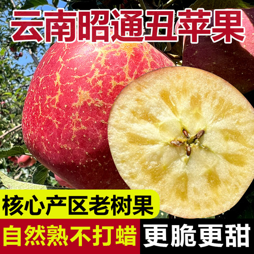 冰糖心云南昭通新鲜水果丑苹果
