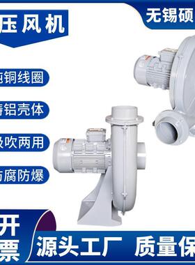 水墨印刷配套中压风机PF1250.75kw750w洁净无水无油环保节能