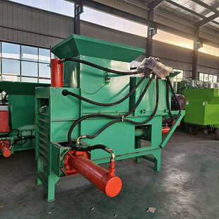全自动液压青储打包机全自动三缸液压压块机干湿秸秆套袋打包机
