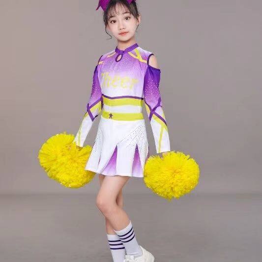 儿童啦啦队啦啦操演出服拉拉队小学生比赛运动会幼儿舞蹈表演服装