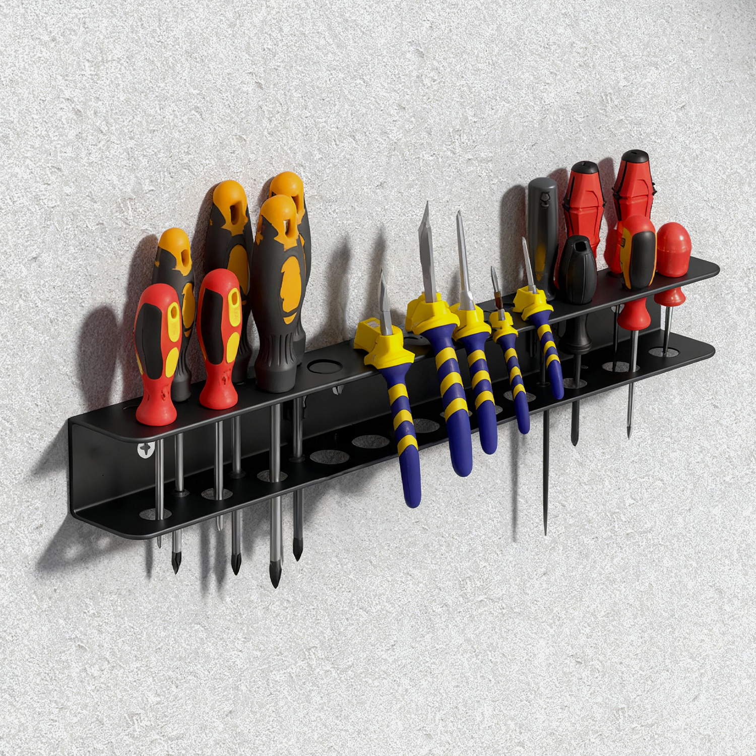 工具墙洞洞板多功能挂板收纳架子墙上置物架冲孔板五金不锈钢整理