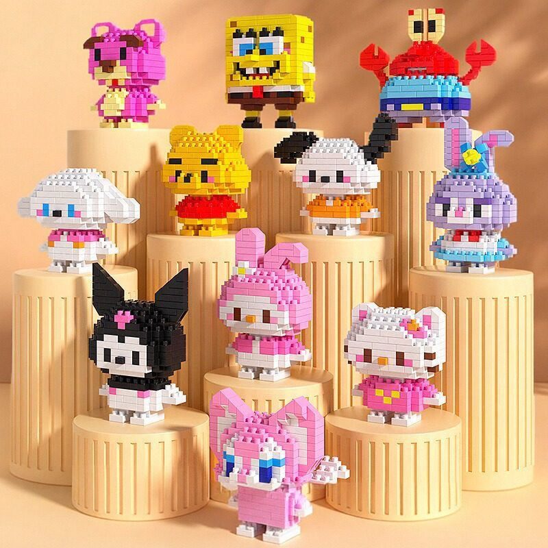 兼容某高六一儿童蛋蛋公仔系列积木益智拼装摆件节日礼物学生礼品,玩具/童车/益智/积木/模型,普通塑料积木,淘宝优惠券,粉丝福利购,淘宝优惠卷