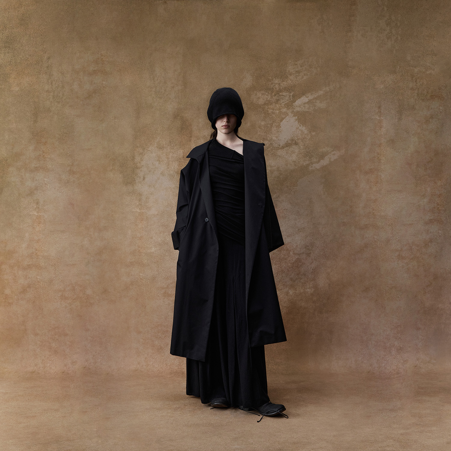 Elywood翻领廓形风衣原创小众