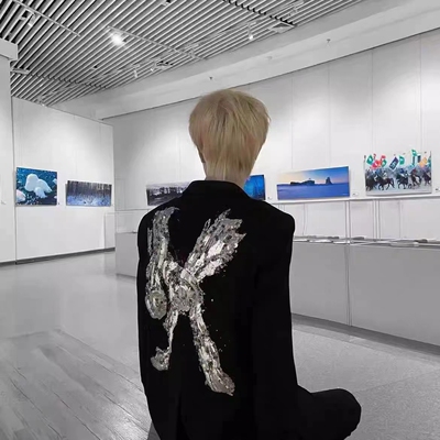 高街SLP大义西服满鳞西装满天星
