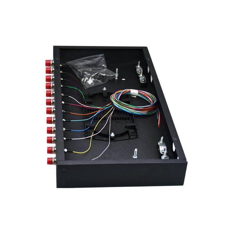 满配12口光纤终端盒尾纤接线盒光缆接头盒机架式光纤盒 厂家