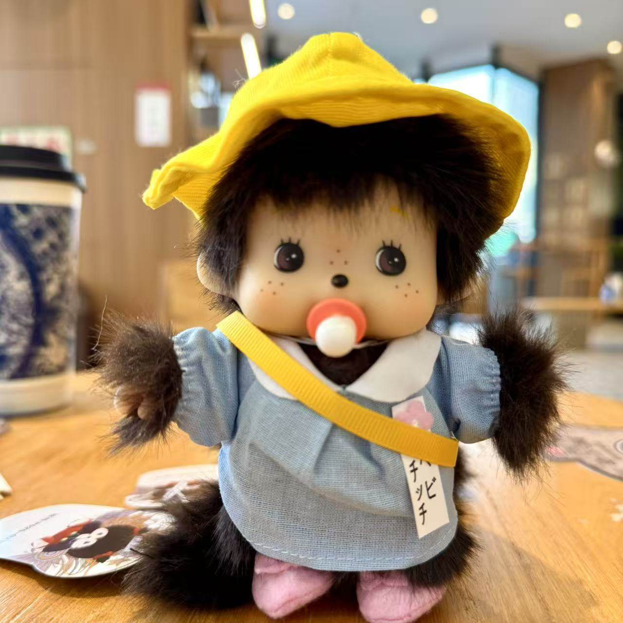 蒙奇奇15cm小红帽黄帽幼稚园包包挂件玩偶灰太狼摆件可爱女生礼物