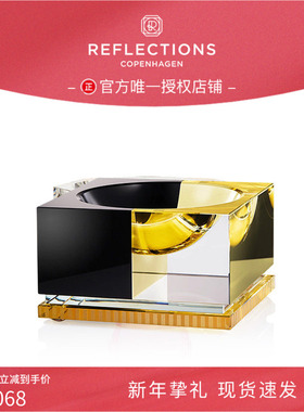 丹麦Reflections Copenhagen反射哥本哈根Denver小号水晶碗北欧风