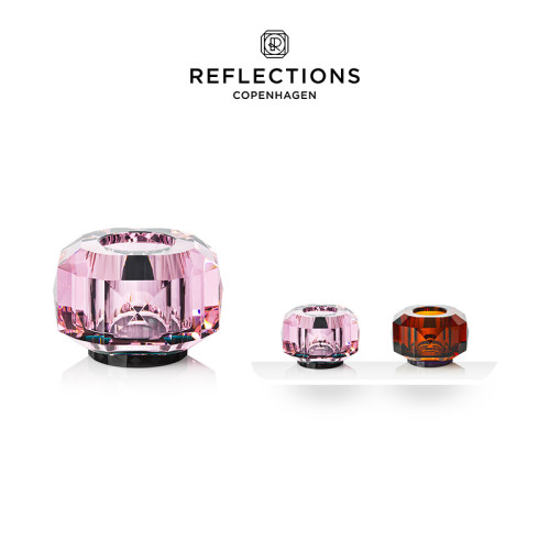 新年礼物Reflections Copenhagen反射哥本哈根TEXAS烛台粉水晶