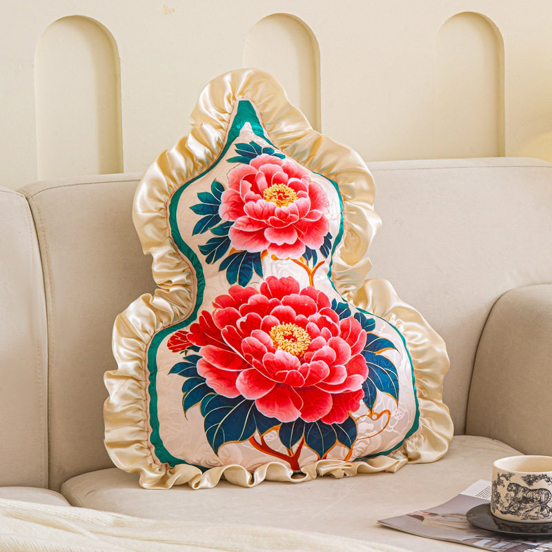 花边葫芦牡丹毛绒坐垫办公室学生宿舍椅子靠垫榻榻米屁垫坐垫,居家布艺,美臀垫/保健坐垫,淘宝优惠券,粉丝福利购,淘宝优惠卷