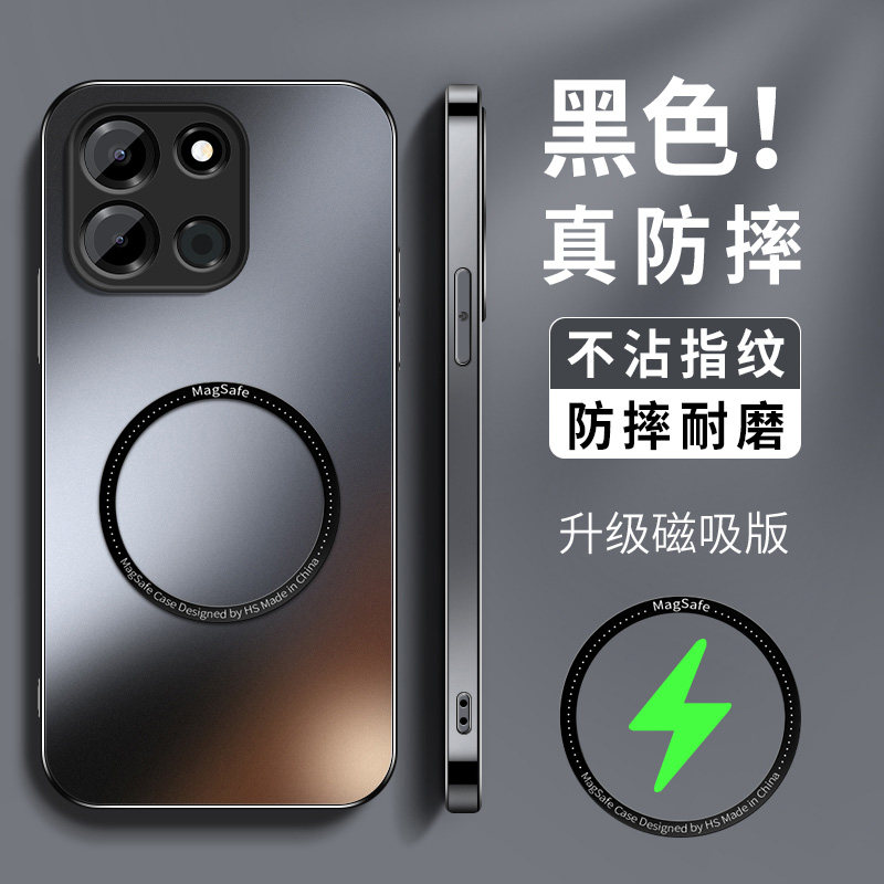 适用一加Turbo6手机壳1加Tubro6V保护套新款1+Tuborv带防摔OPPOTurbo高级硅胶软外壳1+Trubo简约男女MG磁吸圈 - 实物图