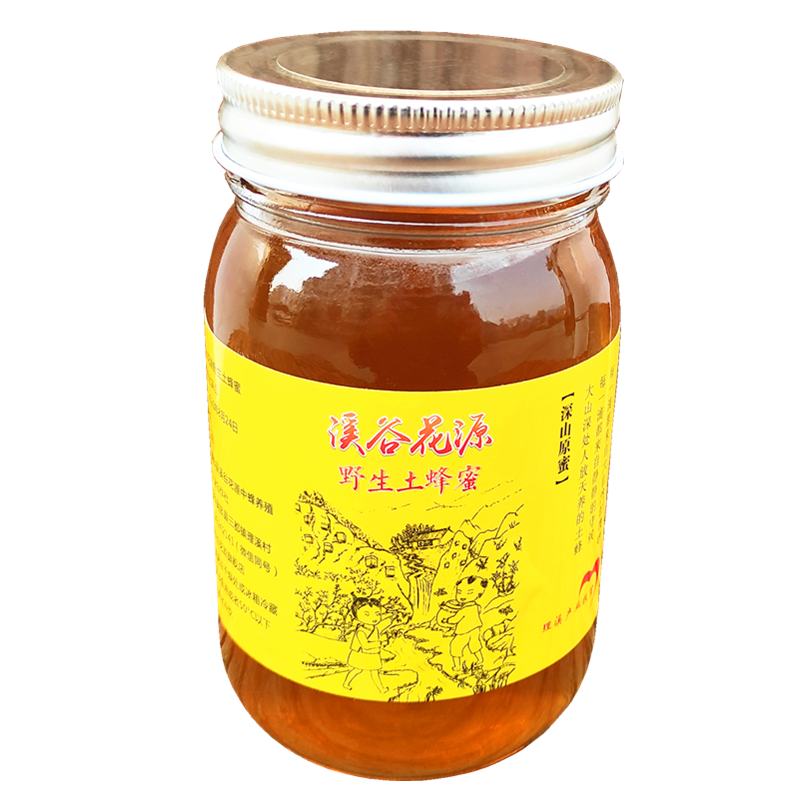 野生土蜂冬蜜純正天然深山農(nóng)家原生態(tài)成熟原蜜正宗木桶蜜冬蜜500g